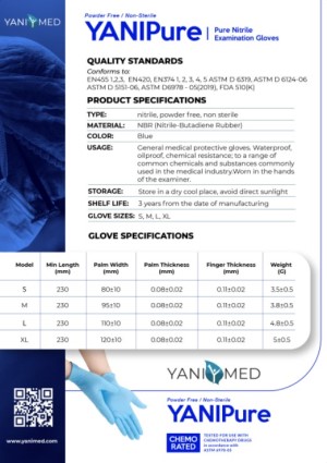 YaniPure Spec Sheet